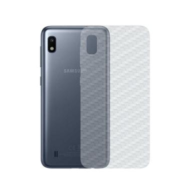 Imagem de Película Traseira De Fibra De Carbono Transparente Para Samsung Galaxy A10 - Gorila Shield