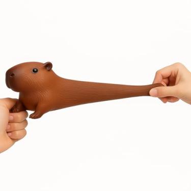 Imagem de Capivara Anti Stress 13cm – Brinquedo Estica Divertido – Anti Ansiedade – Sensação Realista – Para Adultos e Crianças