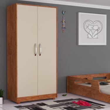 Imagem de Guarda-Roupa Compacto 2 Portas Pequeno Quarto Solteiro