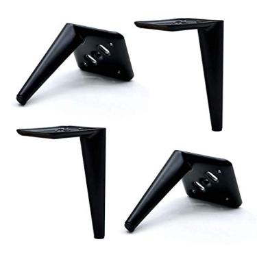 Imagem de Pés de mesa ajustáveis para armário de TV pé de sofá de café pernas de suporte de pés de móveis Seleção de vários tamanhos Não machuca o chão, multiuso