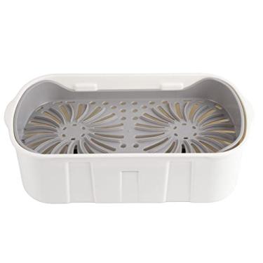 Imagem de Balde de esfregão elétrico, ABS de grande capacidade, balde de esfregão doméstico automático com camada de drenagem, compatível com esfregões elétricos S5 e S7, fácil de usar e