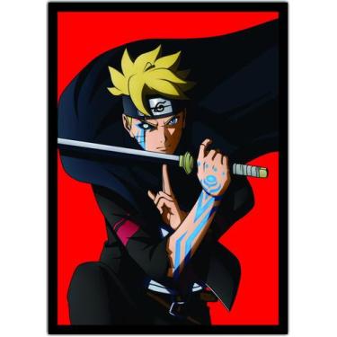 Imagem de Quadro Anime Naruto Shippuden Desenho Com Moldura G01 - Vital Quadros 