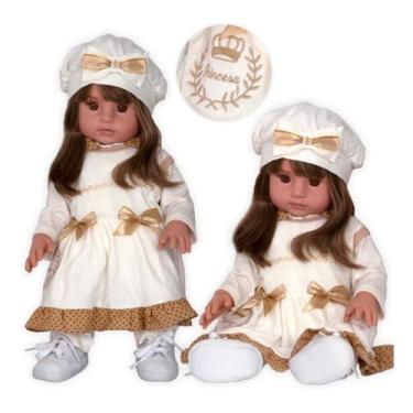 Imagem de Boneca Bebê Reborn Realista Com Roupa de Xodo Bage