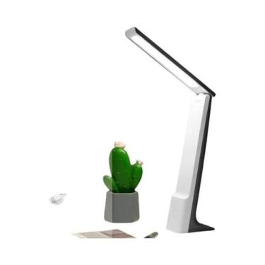 Imagem de Luminária De Mesa LED Com Carregamento USB, Controle Por Toque, Regulá