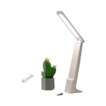 Imagem de Luminária De Mesa LED Com Carregamento USB, Controle Por Toque, Regulá