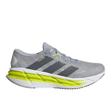Imagem de Adidas Tênis de corrida masculino Adistar 4, Halo Silver/Onix/Solar Slime, 40