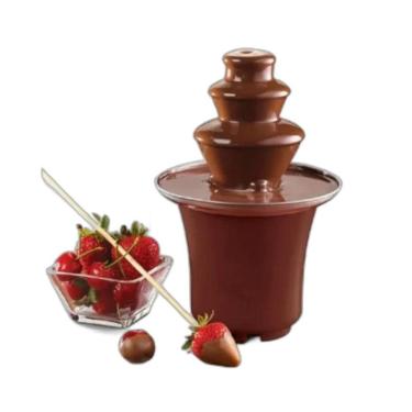 Imagem de Cascata Chocolate Fonte Fondue Elétrica Torre 3 Andares