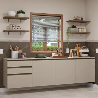 Imagem de Armário de Cozinha Completa 240cm Suspensa Nice Madesa 10