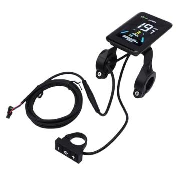 Imagem de RiToEasysports Tela Ebike 24V 36V 48V Painel de Scooter Com Tela Colorida de 5 Núcleos Com Cabo de Extensão para Bicicletas Elétricas Material ABS Monitor de Velocidade Nível da Bateria Painel de
