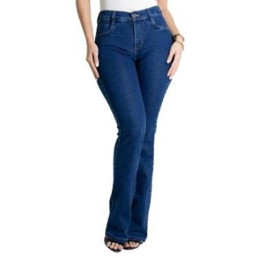 Imagem de Calça Jeans Sawary Boot Cut - 280612 - Azul médio 46-Feminino