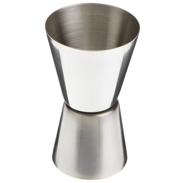 Imagem de Dosador Duplo De Bebidas Em Inox - 25ml E 50ml Para Gin, Vodka E Drinks