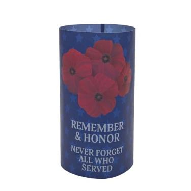 Imagem de Fun Express 16 1/5.1 cm x 22.9 cm - Envelopes luminares de lanterna de plástico temático Memorial Day - 12 peças