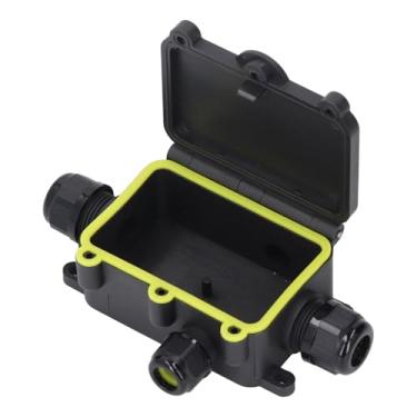 Imagem de Ymiko Caixa de Junção Elétrica de 4 Vias à Prova de Intempéries, Conector de Cabo de Alimentação Externo Com Classificação IP68, Gabinete de Emenda de Cabo Subterrâneo, Caixa de Distribuição à Prova