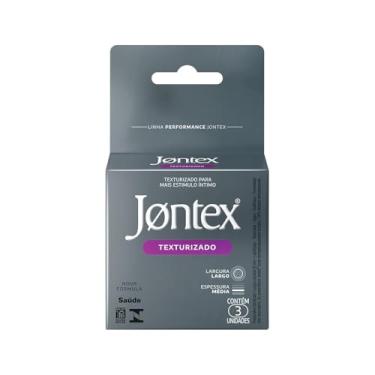 Imagem de Preservativo Camisinha Jontex Texturizado - 3 unidades