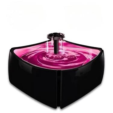 Imagem de Fonte de Água Pet 1 Litro - Bebedouro Automático Anti-Impurezas, Ideal para Gatos e Cães Pequenos, Hidratação Segura, Sem Bactérias e Manutenção Fácil (Rosa)
