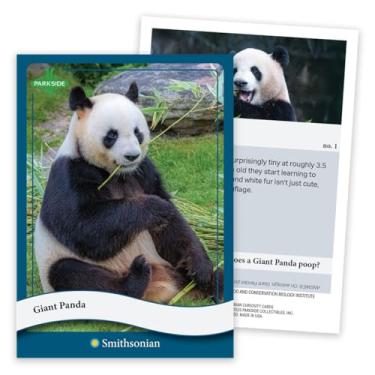 Imagem de Parkside Smithsonian Curiosity Trading Cards: Animal Kingdom, Giant Panda and Zoo Animals, 50-Card Educational Set, Made in USA, 2025 Edition, Girls & Boys, Gifts for All Ages