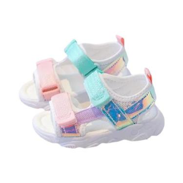 Imagem de Sandálias De Verão Para Meninas, Estilo Princesa, Solado Macio, Versát