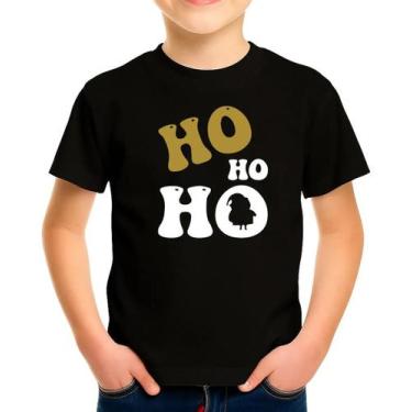 Imagem de Camiseta Camisa Infantil Juvenil Para Menino Menina 100% Algodão Natal