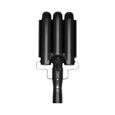 Imagem de Modelador De Cabelo Profissional Com Três Barris De Cerâmica Para Onda