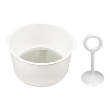 Imagem de Generic Peneira de Malha Fina para Alimentos, Filtro de Farinha, Malha 80, Escorredor Premium Reutilizável, Utensílios de Cozinha para Chá, Óleo, Caldo,