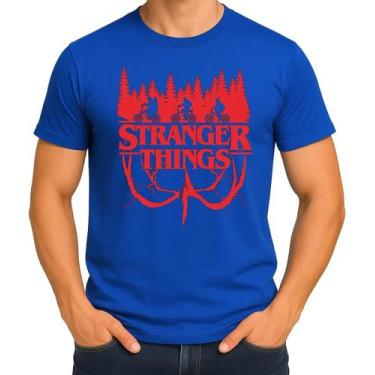 Imagem de Camiseta Camisa Blusa Masculina Feminina 100% Algodão SÉRIE Stranger T