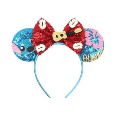 Imagem de Tiara De Cabelo Para Meninas Com Personagens Da Disney, Lilo, Stitch, 