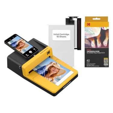 Imagem de KODAK Impressora fotográfica instantânea Dock ERA Plus 4PASS (4 x 6) (impressora + inicial 10 folhas + 80 folhas)