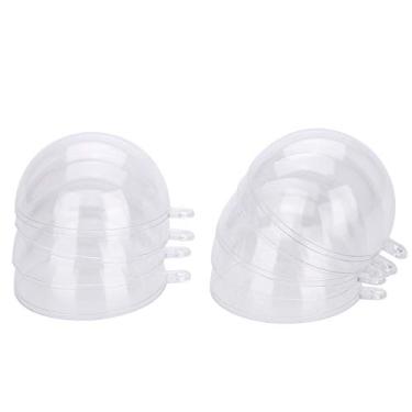 Imagem de Yinhing Enfeites de Bola de Plástico Transparente Preenchíveis, Decorações de Natal de Casamento Duráveis, Material Transparente PS 5cm 8cm 10cm, Conjunto de 20 Peças (5cm)