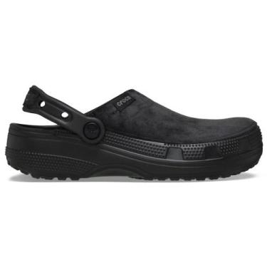 Imagem de Sandália Crocs Classic Crafted Velvet Clog Black, 35, Black