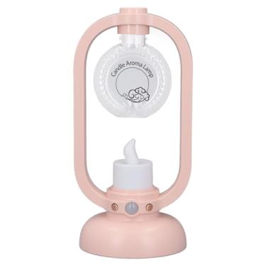 Imagem de LiebeWH Difusor de óleo Essencial, Umidificador de Névoa Fria Com Sensor de Movimento e Luz Quente LED para Quarto e Escritório (Rosa)