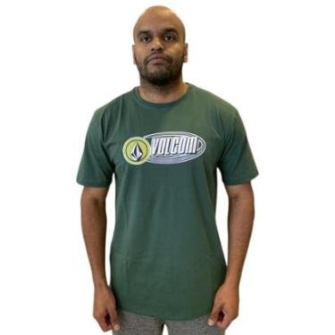 Imagem de Camiseta Volcom Original Masculina Silk Frontal Eclipsed-Masculino