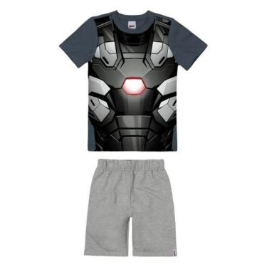 Imagem de Conjunto Infantil Vingadores Com Máscara Malwee Ref. 083170-Masculino