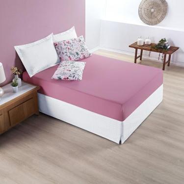 Imagem de Jogo de cama QUEEN 3 e 4 peças estampado 200 fios - - SAFIRA ENXOVAIS,