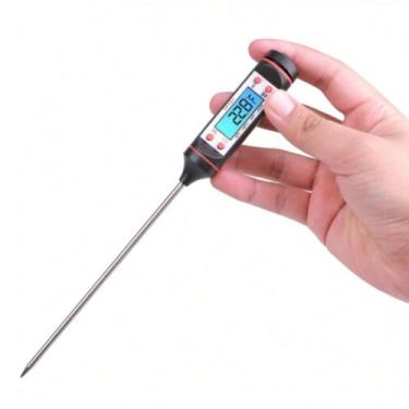 Imagem de Termômetro Digital Profissional para Alimentos - Espeto à Prova D'Água