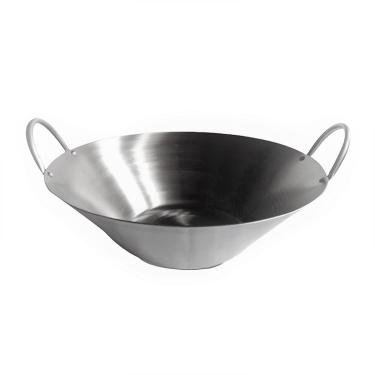 Imagem de Tacho Aço Inox Beira Alta Chapa 2mm Fritura Cozinha 41cm
