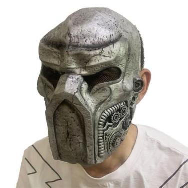 Imagem de Máscara Horror Robot Demon Halloween Sci-Fi Alien Latex - taiyuanketan