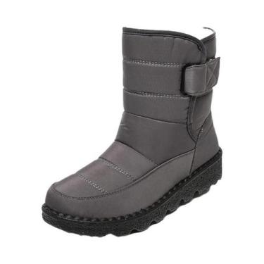 Imagem de Botas De Inverno Femininas Impermeáveis E Antiderrapantes, Quentes, Co