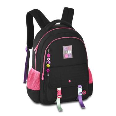 Imagem de Mochila De Costas Luluca Juvenil Escolar Meninas Passeio - Clio Style,