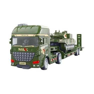 Imagem de Caminhão De Transporte De Escavadeira De Brinquedo Educacional Para Cr