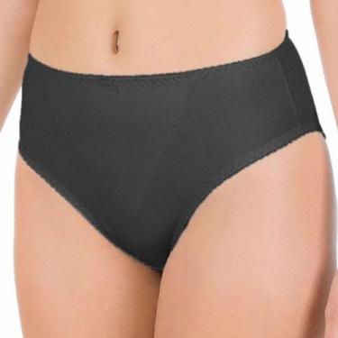 Imagem de Calcinha Cavada Reforçada Duloren Lingerie - Ref. 129519, M, Preto