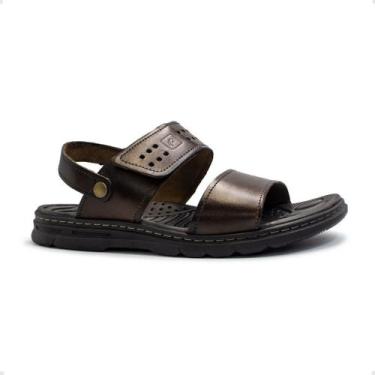 Imagem de Sandália masculina pegada wave marrom, 40, Marrom