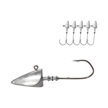 Imagem de Conjunto De Anzóis Jig Head De Metal Reforçado 5 Peças 3.5g 10g 21g 35