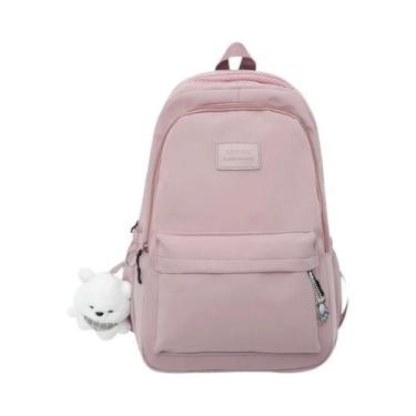 Imagem de Mochila Feminina De Alta Capacidade À Prova d'Água Para Faculdade, Via