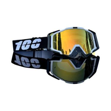 Imagem de Óculos De Motocicleta Unissex À Prova De Poeira E Vento 100% Para Corr
