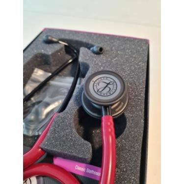 Imagem de Estetoscópio 3m Littmann Classic Vinho Black 5868