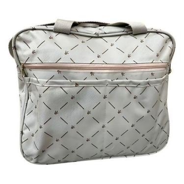 Imagem de Bolsa Maternidade Estampada Com Bolso Fenda Mamãe Bebê - - Bolsaria Al