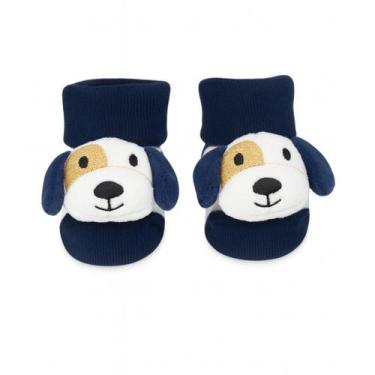 Imagem de Meia Antiderrapante para Bebê 0 a 12 Meses 3d Bichinhos - Plin Baby, C