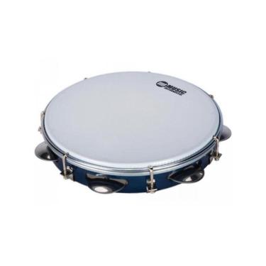 Imagem de Pandeiro Acrílico 12" Leitosa Azul Phx 983bl