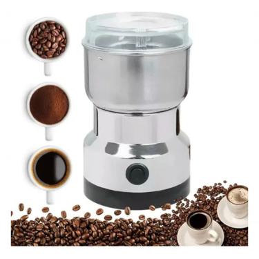 Imagem de Moedor de Café Elétrico para Grãos, Sementes e Ervas com Controle de Moagem em Aço Inox 220V Higipack