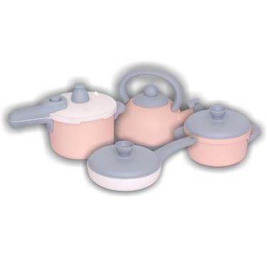 Imagem de Kit de Panelas Infantil Baby Gourmet para Faz de Conta com Panela de Pressão, Chaleira...
